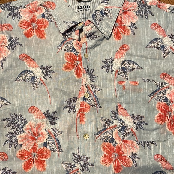 Men's IZOD Saltwater Dockside Button Front Shirt - Picture 4 of 4